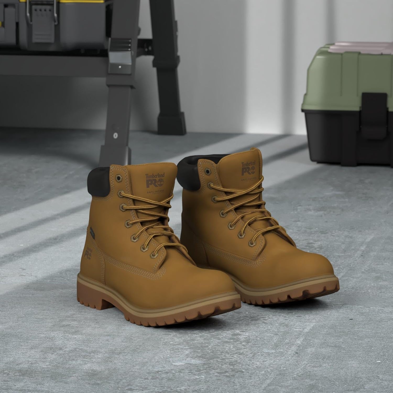 Women's Timberland PRO Direct Attach 6-Inch Steel Toe Insulated Waterproof Industrial Work Boots for Ultimate Comfort and Safety