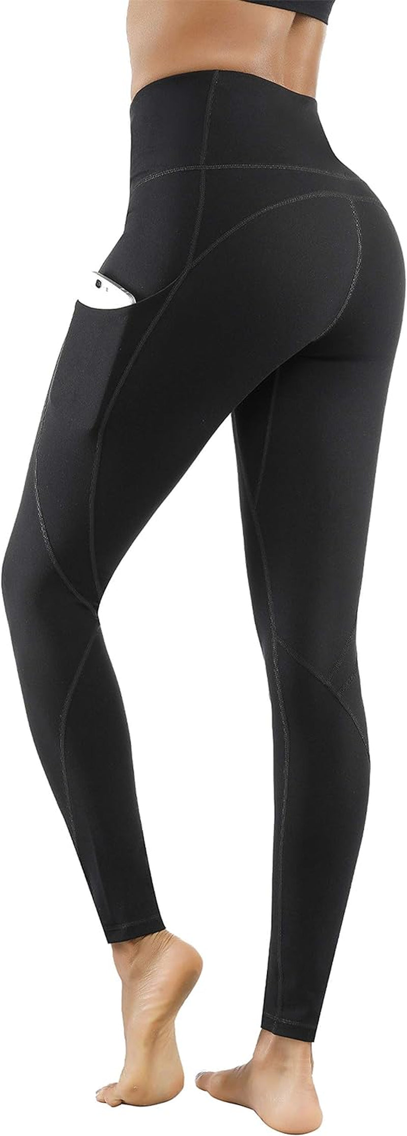 High Waist Non-See Through Yoga Pants - Tummy Control Leggings with Pockets for Ultimate Comfort and Flexibility