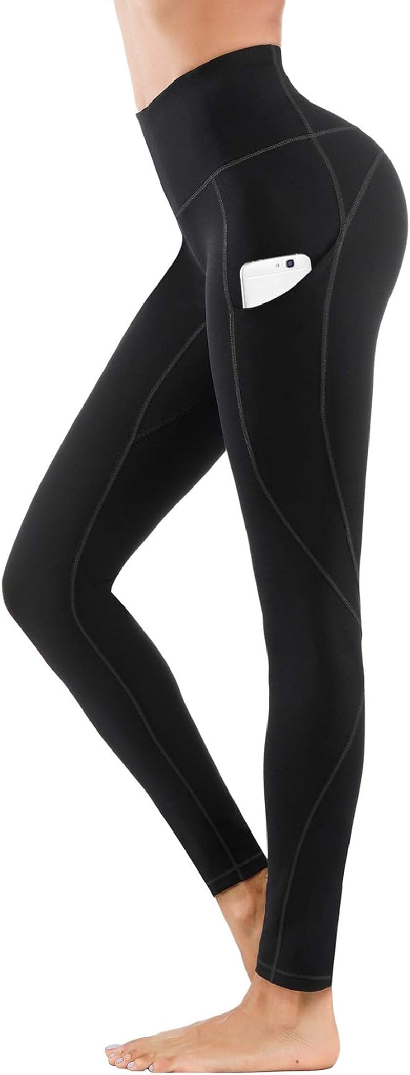 High Waist Non-See Through Yoga Pants - Tummy Control Leggings with Pockets for Ultimate Comfort and Flexibility