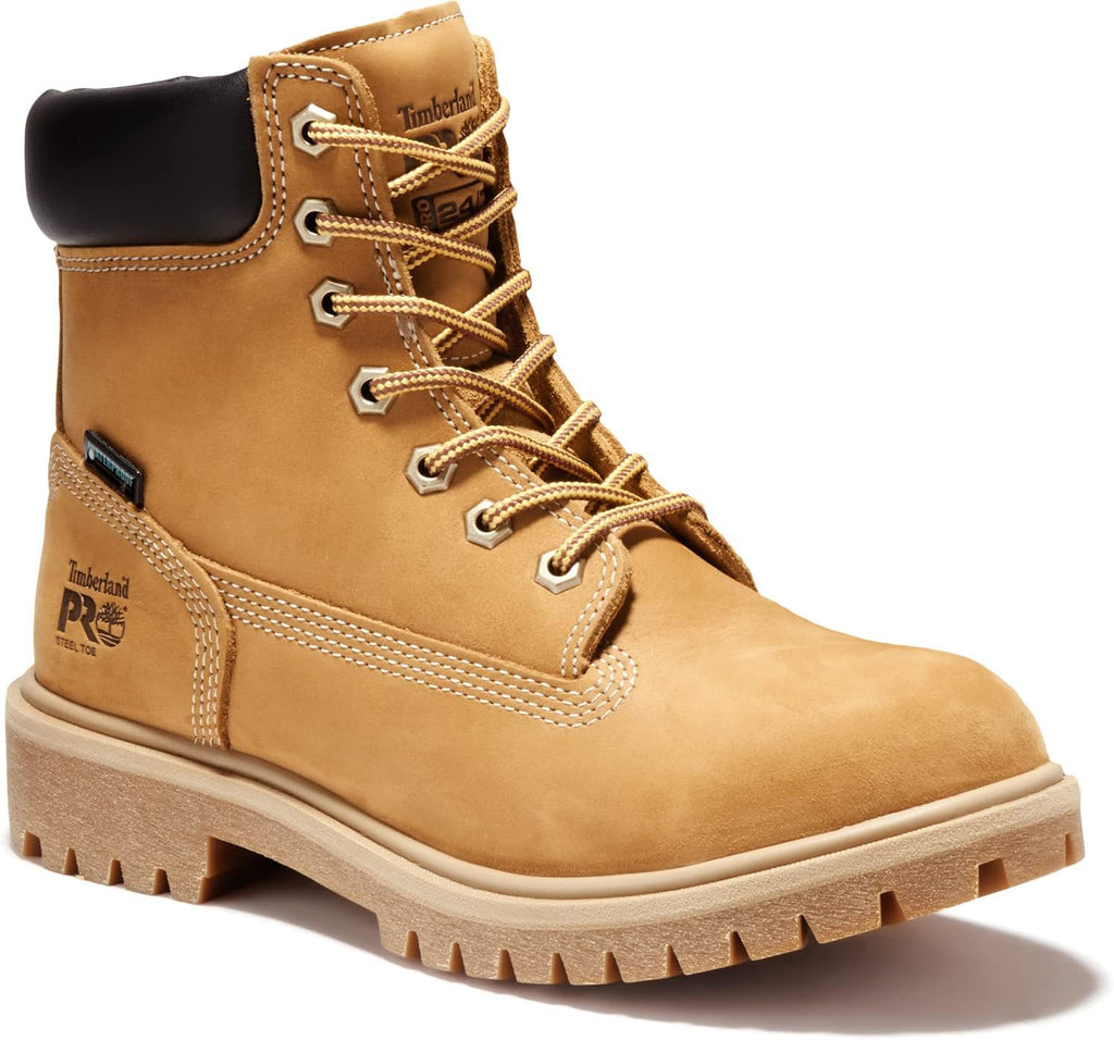Women's Timberland PRO Direct Attach 6-Inch Steel Toe Insulated Waterproof Industrial Work Boots for Ultimate Comfort and Safety