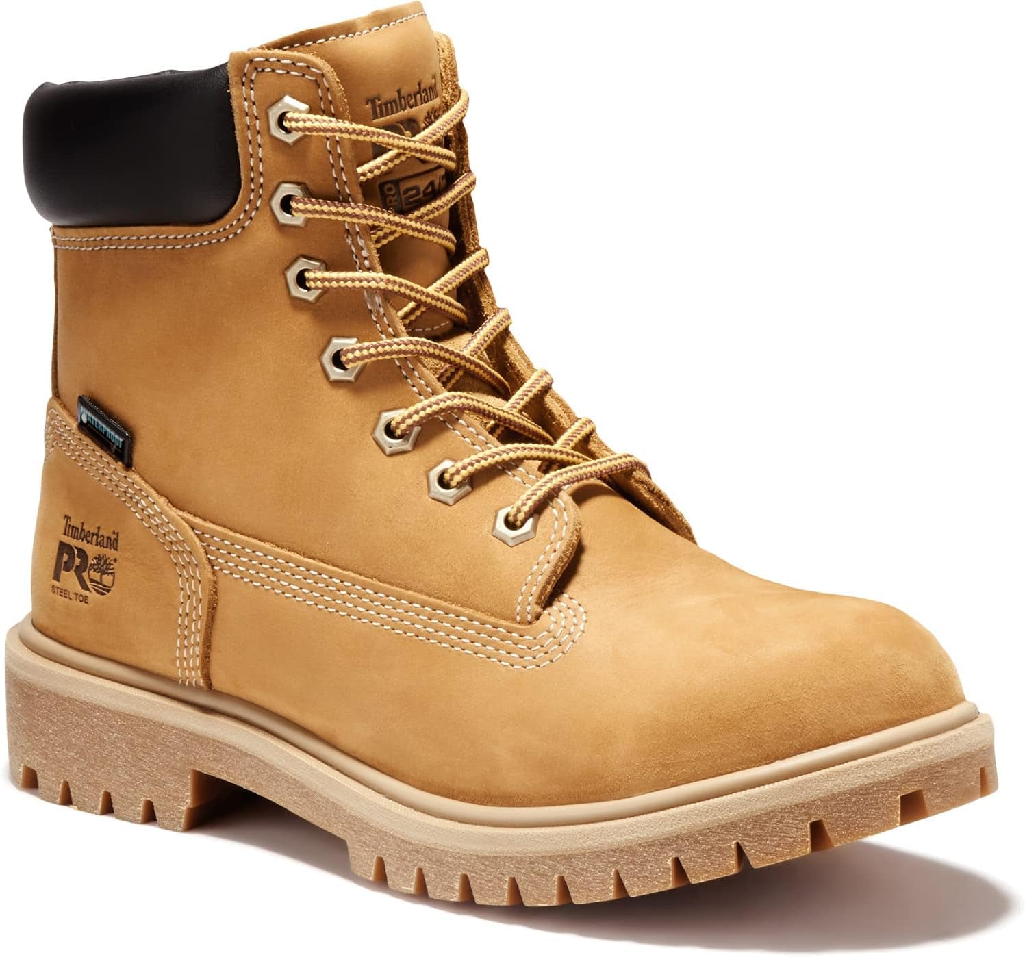 Women's Timberland PRO Direct Attach 6-Inch Steel Toe Insulated Waterproof Industrial Work Boots for Ultimate Comfort and Safety